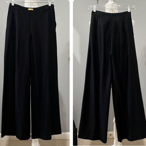 NEW St. John Wool Knit Tailored Classic Longline Suit Jacket Wide Leg Trousers 2 - Picture 15 of 16